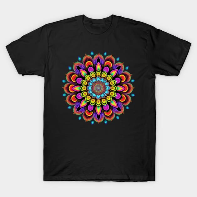 Bohemian Rhapsody Mandala T-Shirt by Adele